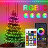 20M Dream Color USB 5V LED Sting Light Bluetooth Muzyka APP RGBIC Adresowalne lampki choinkowe Urodziny Impreza Girlanda Dekoracja świąteczna