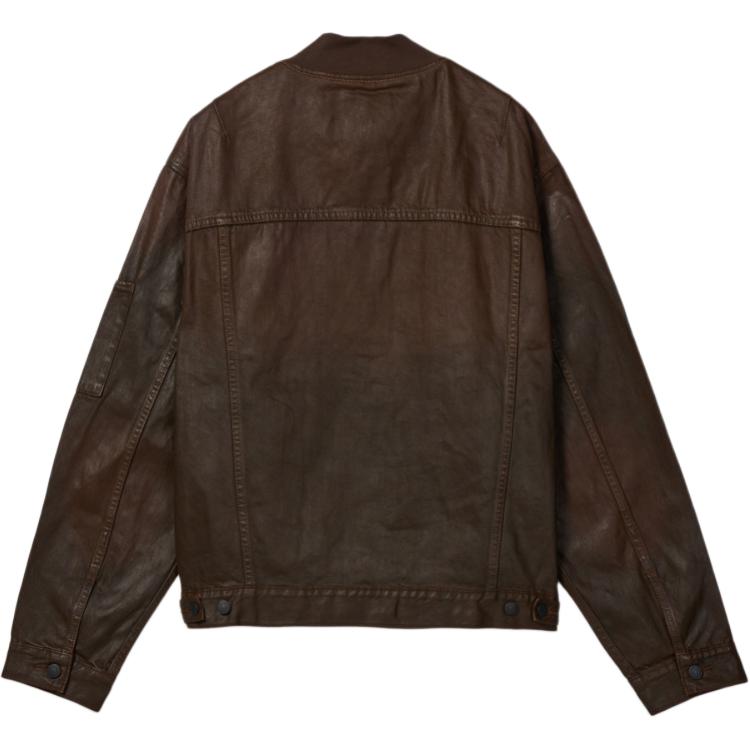 Levis American Casual Comfortable Simple Stand Collar Zipper Long Sleeve Jacket Men Jacket 004Z1-0000