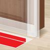 3/6M Silicone T-Shaped Door Draft Stopper Windproof Weather Stripping Seal Strip Side of Door Frame