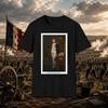 Tričko Napoleona Bonaparta, Tričko s portrétem francouzského císaře, Tričko s obrazem z historie, Dárek pro milovníka evropských dějin, Klasické umění Unisex tričko