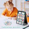 Large Black Visual Schedule Chart for Kids Chore with 92 Pcs Cards, Visual Behavioral Routine Tool for Toddlers, Daily Schedule Board Autism Learning
