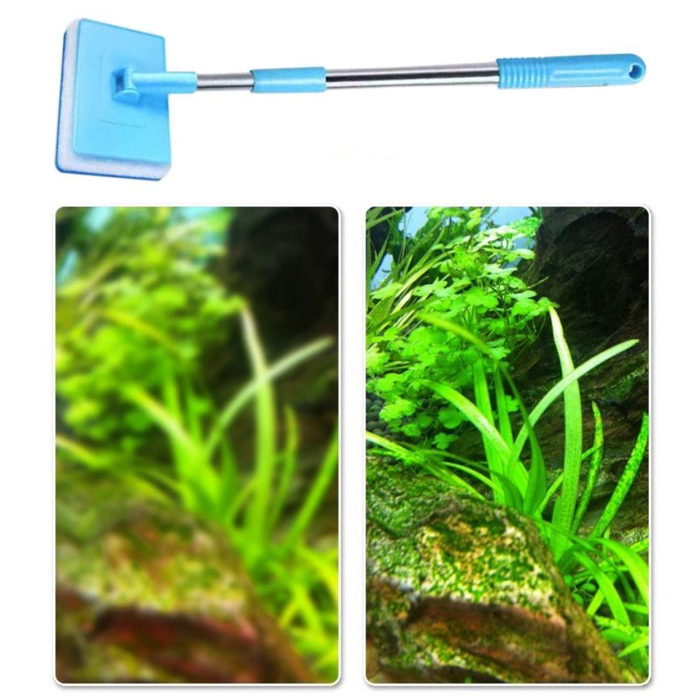 180° Adjustable Sponge Cleaning Brush Telescopic Fish Tank Cleaning Brush  Home