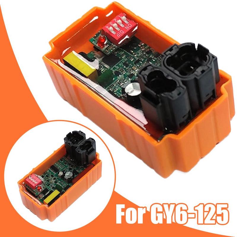 For GY6-125 For CG-125 For LF110 Motorcycle CDI Igniter AC 6 Pin High Performance Waterproof Shockproof DIP Switch Adjustable