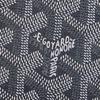 Goyard Grenelle Monogrammed Flap Pocket Canvas And Calfskin Card Holder Passport Holder Unisex Accessories Gray GRENELPMLTY-51CL51X