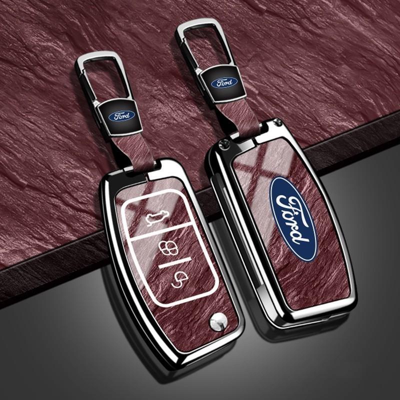Nuova Cover Custodia Portachiavi Auto per Ford Fiesta Ecosport Fiesta Pieghevole Focus 2 Ecosport Kuga Escape Falcon B-Max C-Max Eco