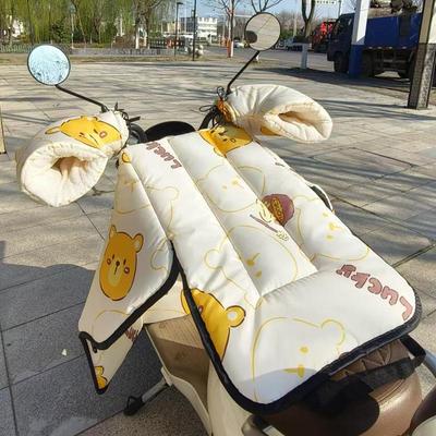 Electric Vehicle Winter Fleece-Lined Waterproof Windshield Cover