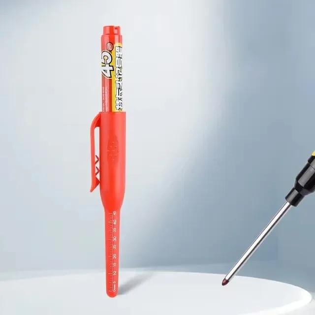 45mm Waterproof Long Head Nib Deep Hole Markers Pen Tile Carpenter Pen Multi-purpose for Woodworking