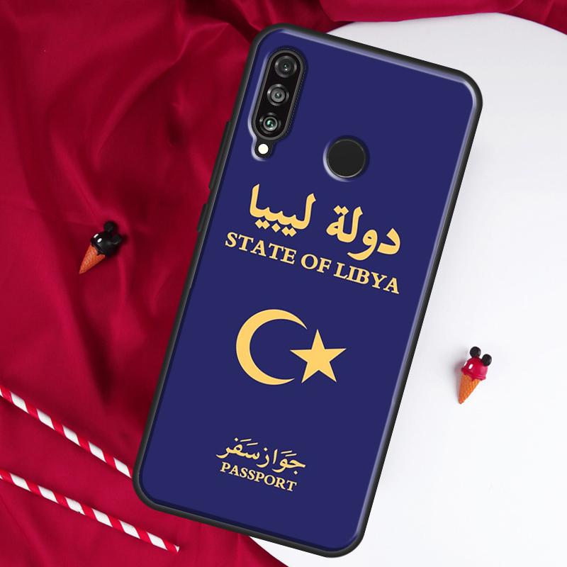 Libya Flag For Huawei Nova Y61 Y70 Y90 Y60 Y72 Y91 12s 12i 11i 7i 8i 9 10 SE P60 Pro P30 P40 Lite Case