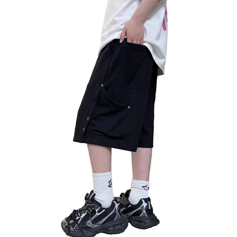 Boys' Trendy Loose Summer Shorts - Cool, Casual, Versatile Five-Point Pants for Kids