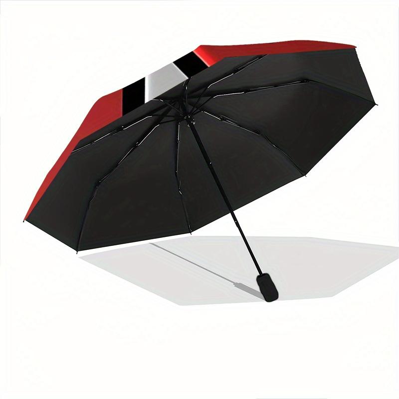 1pc Resident Evil Umbrella Pattern Automatic Opening and Closing Umbrella, Lightweight 3-Fold, With Cute Cartoon Characters, Suitable for Home, Outdoo