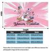 1PC Diddl Custom Name Patterned Flannel Blanket Suitable For All Seasons for Home Decor Warmth and Comfort Gifts Holiday Present