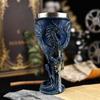 Calice del Drago Blu Acciaio Inossidabile Dungeons And Dragons Regalo Calice Calice da Vino 7 Oz. (Drago Spada Blu)