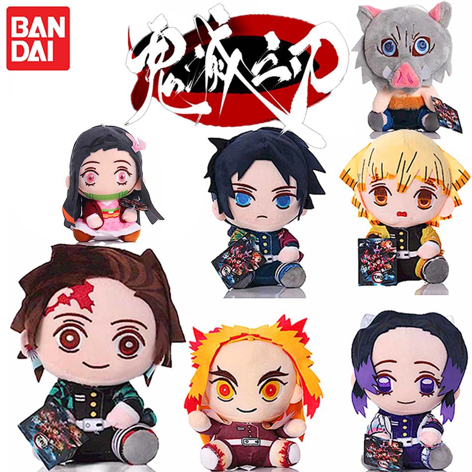 20cm Japonsko Démonický zabíječ Plyšové panenky Krásné Anime Kimetsu No Yaiba Kamado Tanjirou Nezuko Zenitsu Kyoujurou Hračky Dárky pro děti