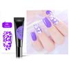 Famous Beautyful Lady Printing Template Semi Off Nail Permanent Soak Art Polish Gel Painted