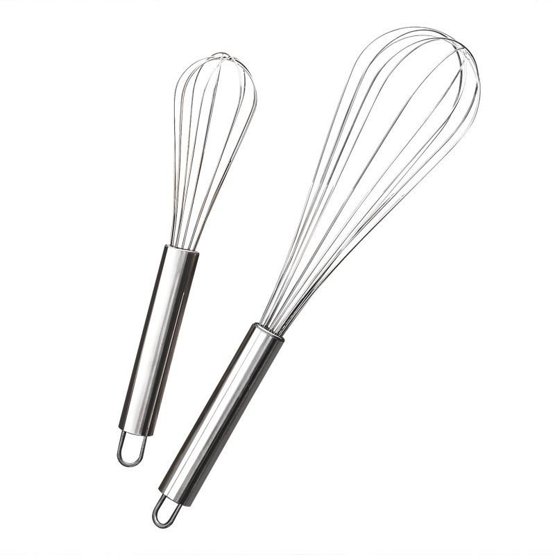 Stainless Steel Manual Whisk Handheld Egg Beater Cream Mixer Small Kitchen Tool Baking Cooking