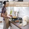 Kitchen counter spoon rack - pot lid rack and spoon rack - multi-purpose small tools to keep the countertop clean - silicone rac
