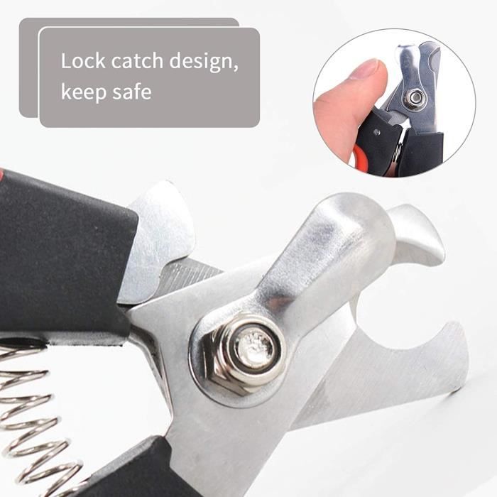 Profesionální kleštičky na drápky pro domácí mazlíčky, Nerezové nůžky na drápky pro kočky, Bezpečné kleštičky na drápky pro koťata