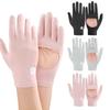 Hollow Gloves UV-proof Breathable Ice Silk Gloves Outdoor Cycling Sports Hollow Protective Gear