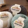 Merino Wool Yarn 3 Strand Medium Fine Hand Knitting Thread For Sweaters Hats Scarves DIY Crochet Craft Needlework Supplies And Handmade Projects