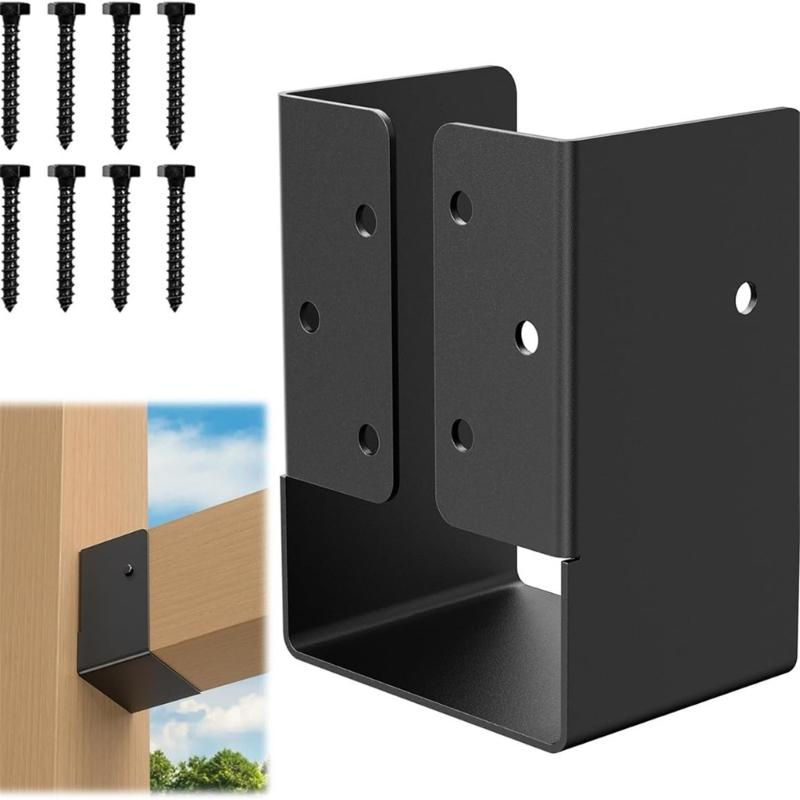 Heavy Type Corrosions Resistant Flanges Brackets for Reinforcing Garden Fences and Outdoor Structures