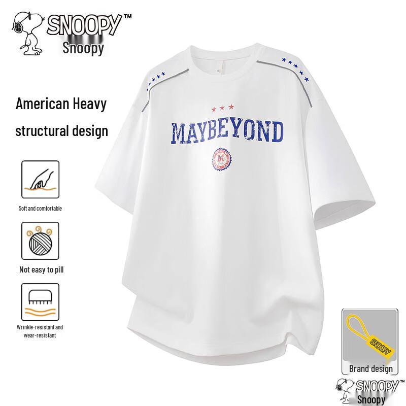 Snoopy Men s Loose Fit Short Sleeve T-Shirt XL