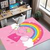 Peppa Pig Pattern Rug, Indoor/Outdoor Mat, for Picnic, Gameroom, Bedroom, Office, Living Room, Home Decor Carpet, Birthday Gift