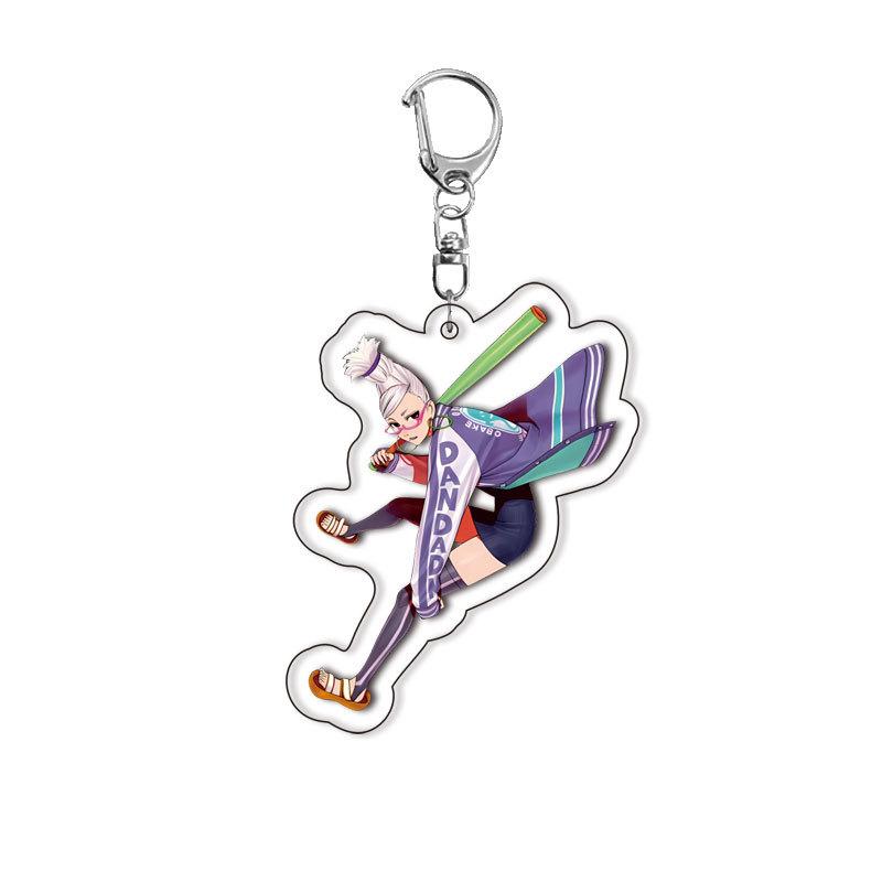 

Dandadan Ayase Momo Acrylic Keychain Anime Figures Takakura Ken Miko Cosplay Bag Pendant Keyring Jewelry Accessories Fans Gifts