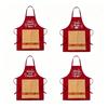 Front Towel Pocket Chef Apron Adjustable Neck Strap Gag Apron New Funny Apron  Grilling