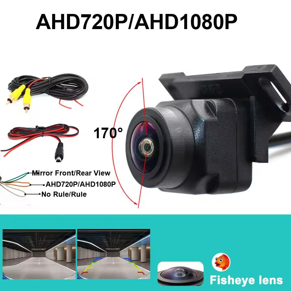 720P/1080P Car Rear View Camera 170° Wide View Angle Adjustable Night Vision Waterproof Auto Parking Backup Camera
