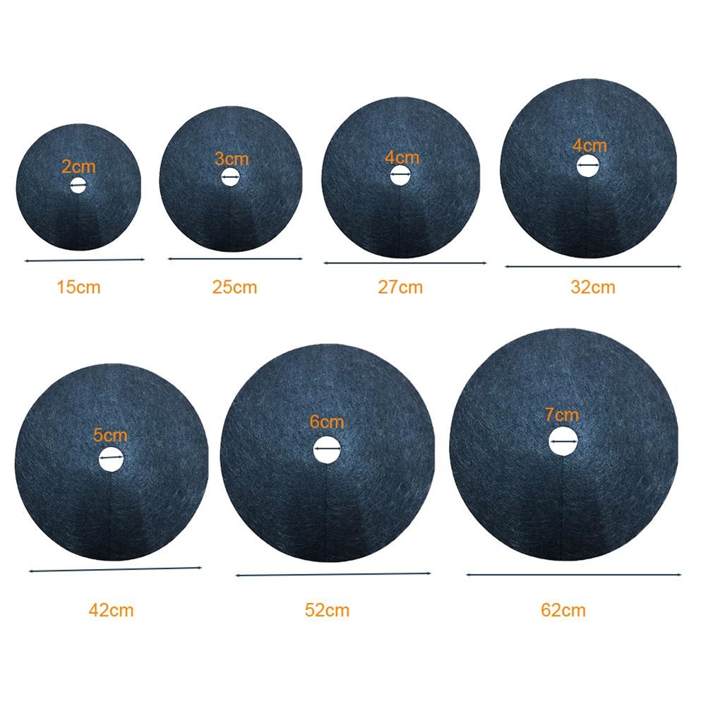 Round Degradable Block Tree Mat Outdoor Mulch Weed Control Fabric Ground Cover Weed Barrier