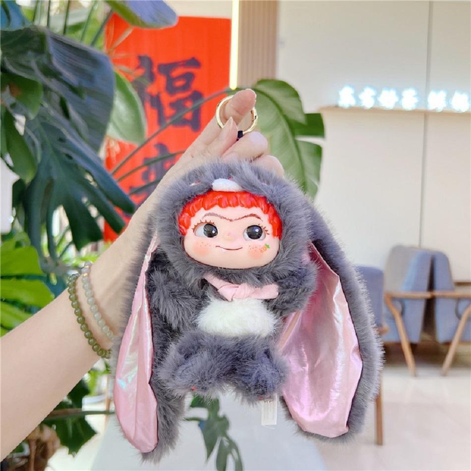 New Wakuku Fuzzy Trendy Fun Party Cute Wakuku Action Figure Cute Doll Plush Pendant Keychain Doll Girl Birthday Gift Toys