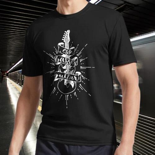 

Esp Guitar Basses Logo Men s T-Shirt Unisex Funny Size Mode American T-shirt 3XL