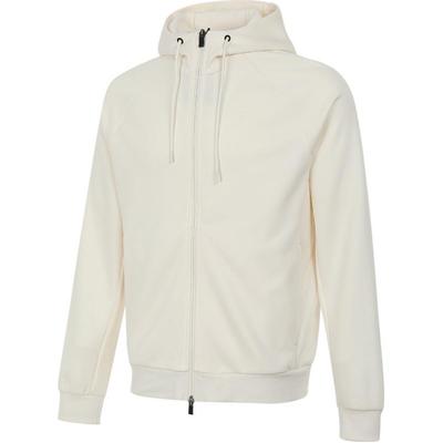 Nike Primary Dri-Fit Hooded Zip Design Quick-Dry Breathable Solid Color Logo Long Sleeve Jacket Men Jackets White FZ0968-110