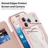 Magsafe Leather Case for IPhone 17 Air 16 Promax 15 Plus 14 Pro max 13 PM 12 iphone17 Card Holder Magsafe Flip Phone Cover