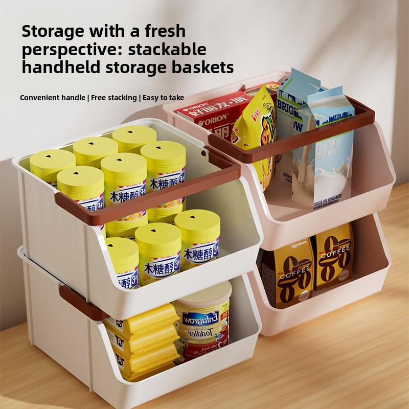 Home Multi-functional Portable Storage Basket Without Holes - Portable Storage Box for Kitchen Tabletop Storage, Must-have Item!