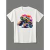 European sizes This Is A Monster Truck with Vibrant Watercolor Background Theme Design 100 Percent Pure Cotton T Shirt Casual Streetwear Style