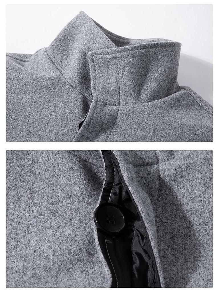 Cross2025 Herren Oversized Winter Woll Arbeitsjacke