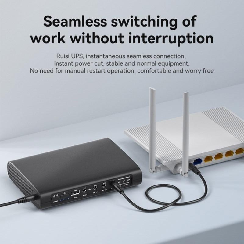 Routers Wifi Portable UPS Energy Backup 5V 9V 12V Power Supply Without Interruption 5.5x2.1mm For Modem Wifi Routers