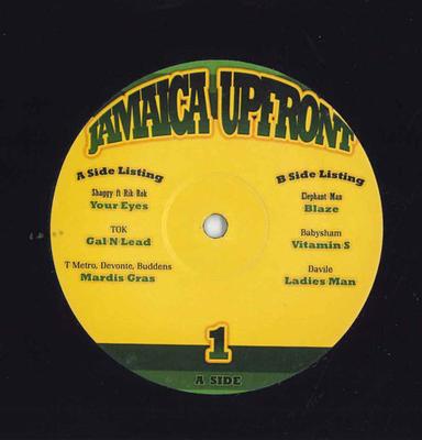 12inch Record VARIOUS  Jamaica Upfront 1 JU01 JAMAICA UPFRON UK Reggae Ska  Dub Used
