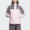 Adidas City Escape 3-In-1 Casual Hooded Fleece Jacket Women Outerwear Clear-Pink JE8588