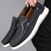 Fashion Slip-On Male Driving Shoes Classic Men's Genuine Leather Loafers New Breathable Male Flats Comfortable Casual Moccasins for Men