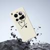 For Xiaomi 15 Ultra Case Black Love Pattern Printing Straight Edge TPU Phone Back Cover