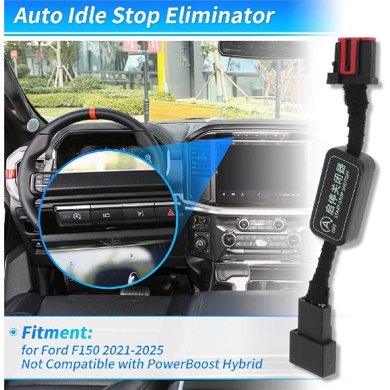 Leerlauf Start-Stopp-Eliminator für Ford F150 2021-2025 Auto Start/Stopp Deaktivierung Motor A-Aus System