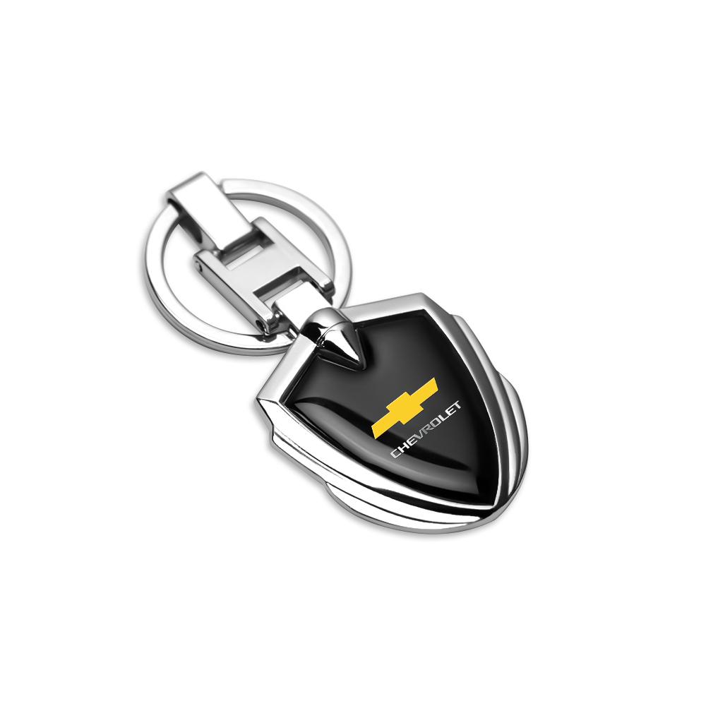 1Pcs Car 3D Metal Key Ring Decoration Gift Key Chain  For Chevrolet Cruze Lacetti Captiva Z71 Equinox Trax Impala Camaro Sonic