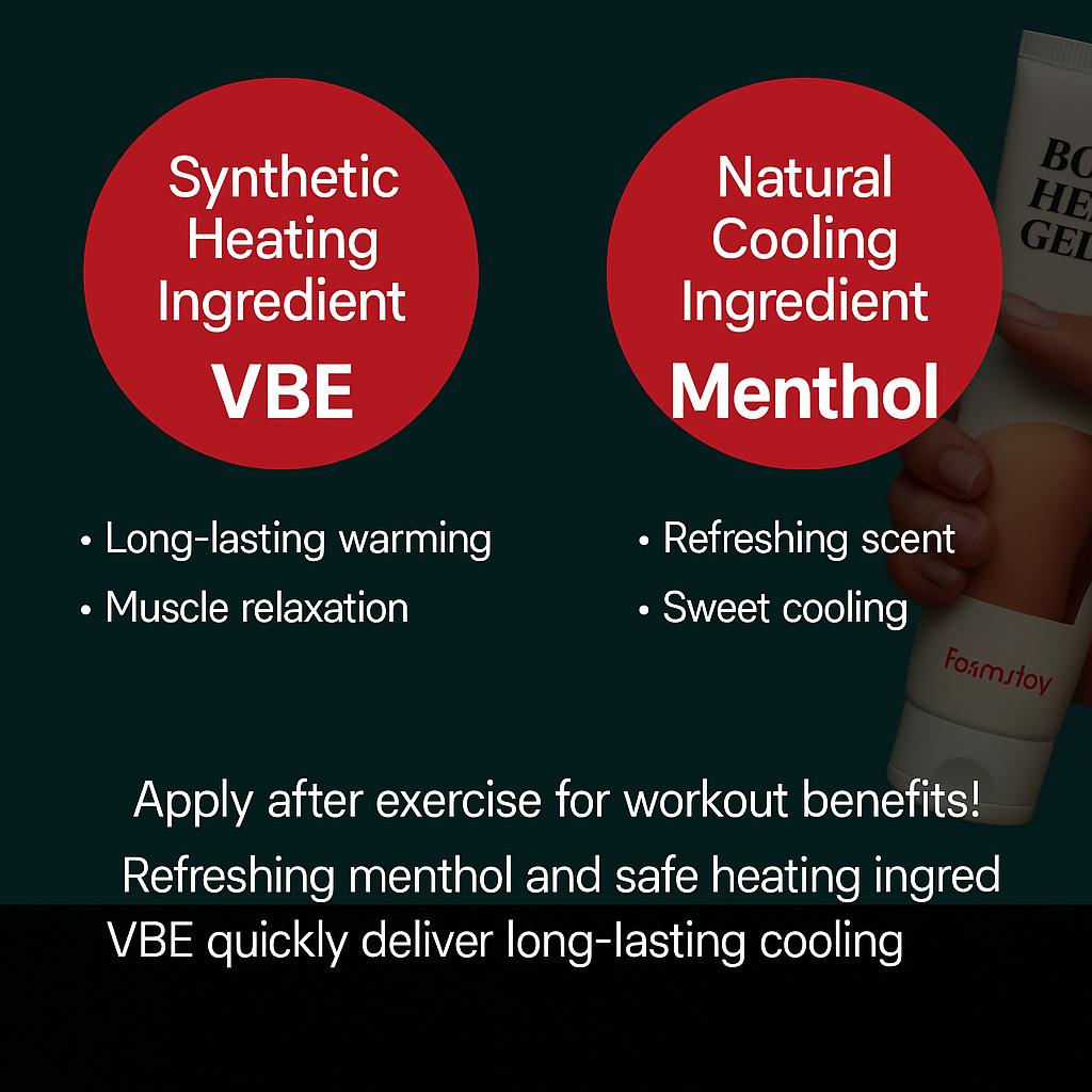 FarmStay Recovery Body Heating Gel (200ml / 6.76 Fl.oz.) (3 Options)