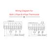 For Smart Thermostat Lcd for Touch Screen Electric Heating Temperature Controller Home & Office Remote Online Control