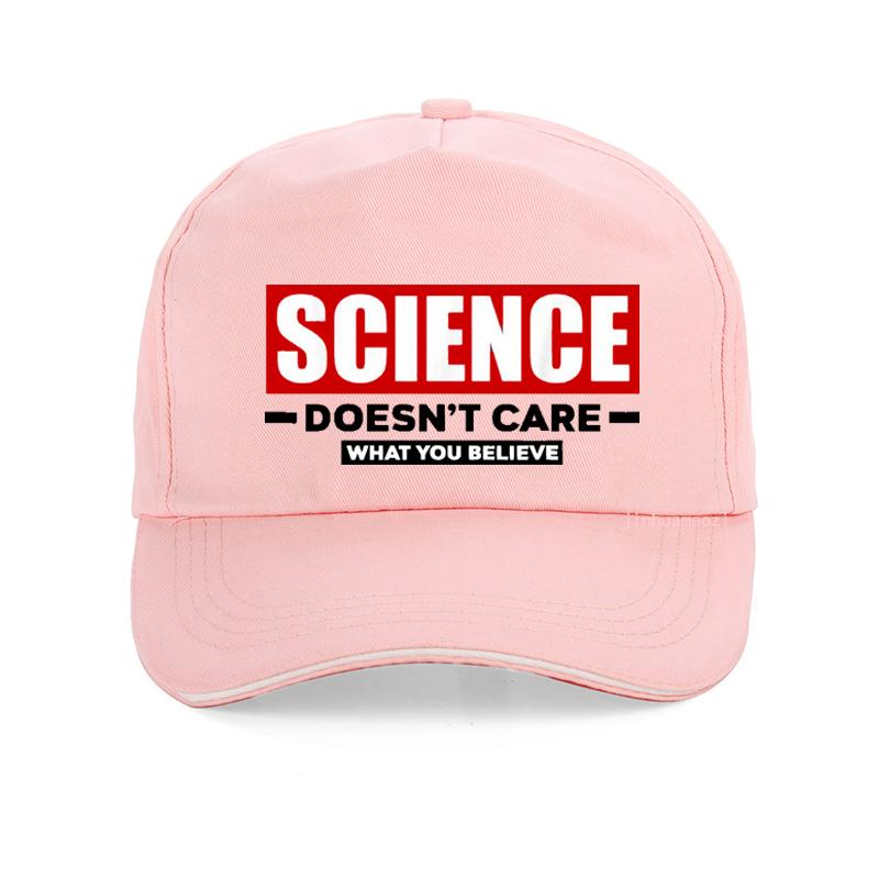 Science Doesnt Care What You Believe Printing Baseball Cap Casual Summer Trucker Hats Harajuku Snapback Hat Gorras
