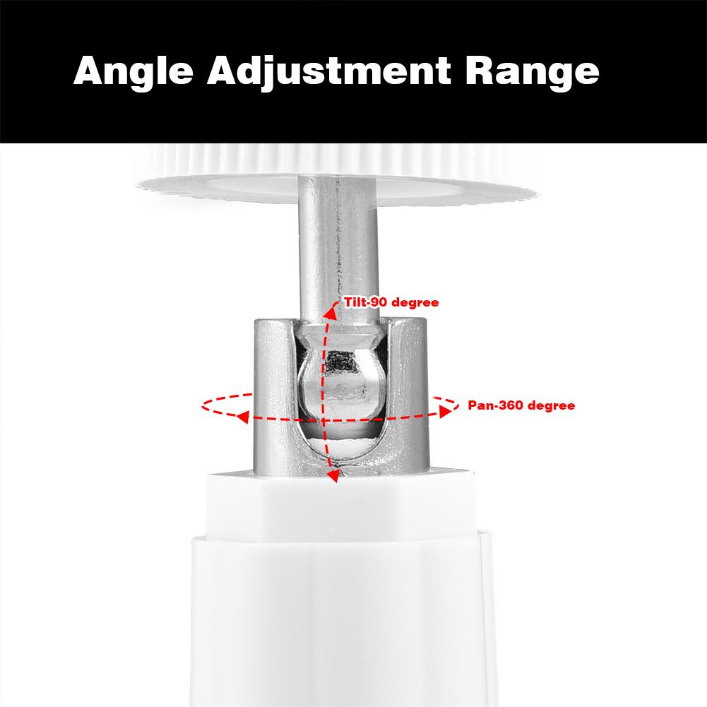 2pcs 360 Degree Rotatable Security Camera Indoor Outdoor Wall Metal Bracket Mount