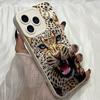 M349 Leopard Pattern Angel Eyes Soft Phone Case for iPhone Samsung Galaxy Xiaomi Rdemi Huawei Honor Infinix Realme OPPO Vivo All Model TPU Cases