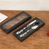 Creative European Dessert Baking Tools: Two-Piece Knife & Spatula Set with Rose Handle